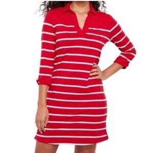 Vineyard Vines Classic Red and White Stripped Dress